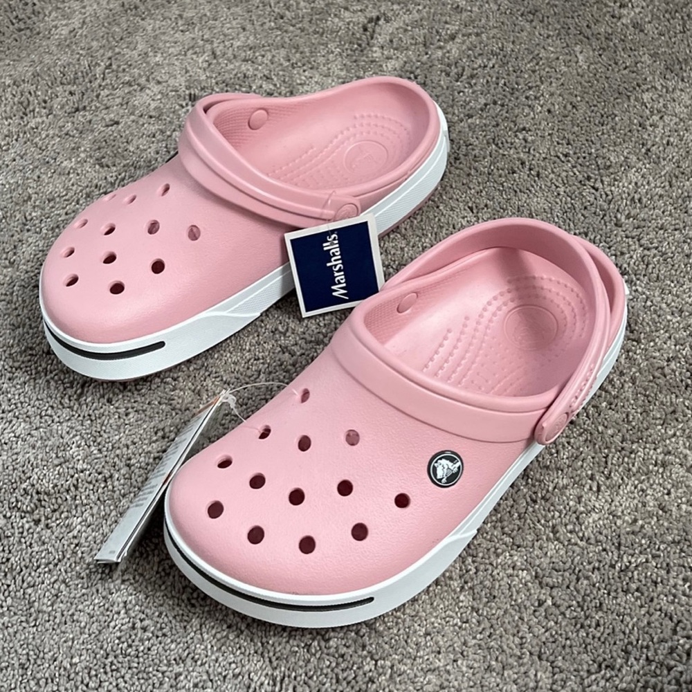 Pink Crocs